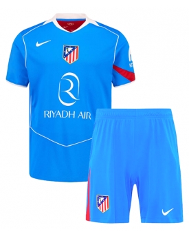 Atletico Madrid Maglia Gara Terza Repliche 2025-26 Bambino Maniche Corte